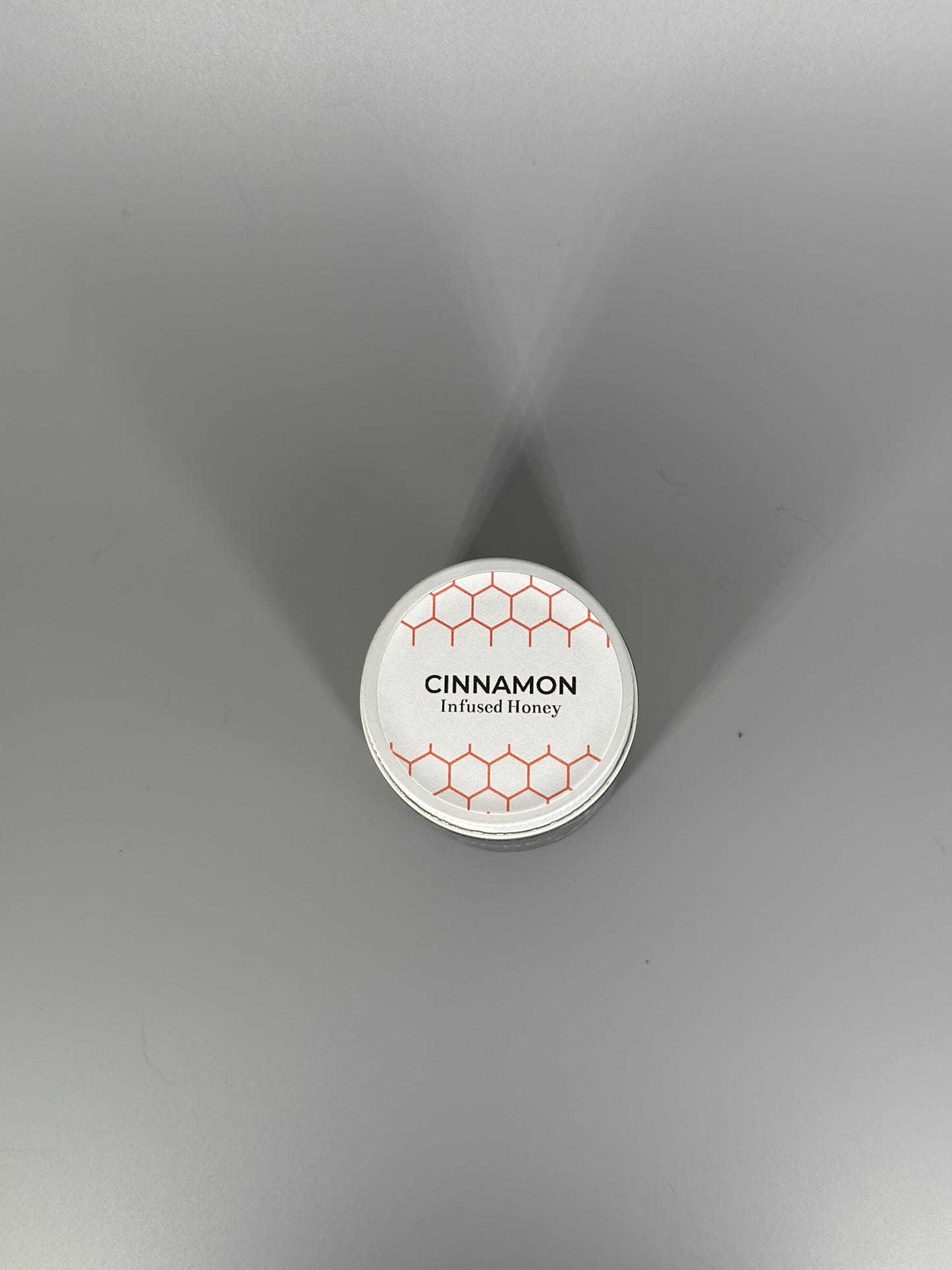 Chicory Tea Co.'s Cinnamon Honey in the jar, view from the top