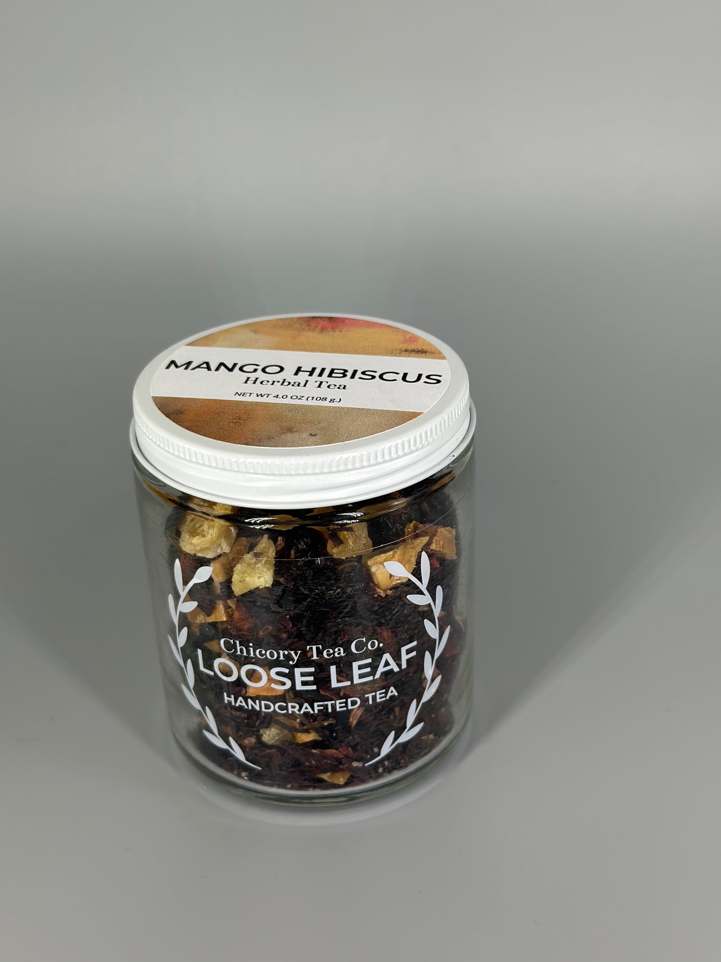 Chicory Tea Co.'s Mango Hibiscus view from front