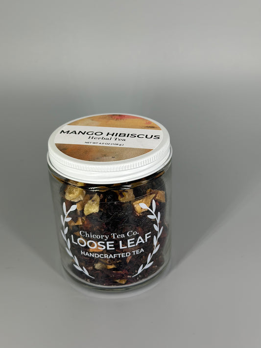 Chicory Tea Co.'s Mango Hibiscus view from front