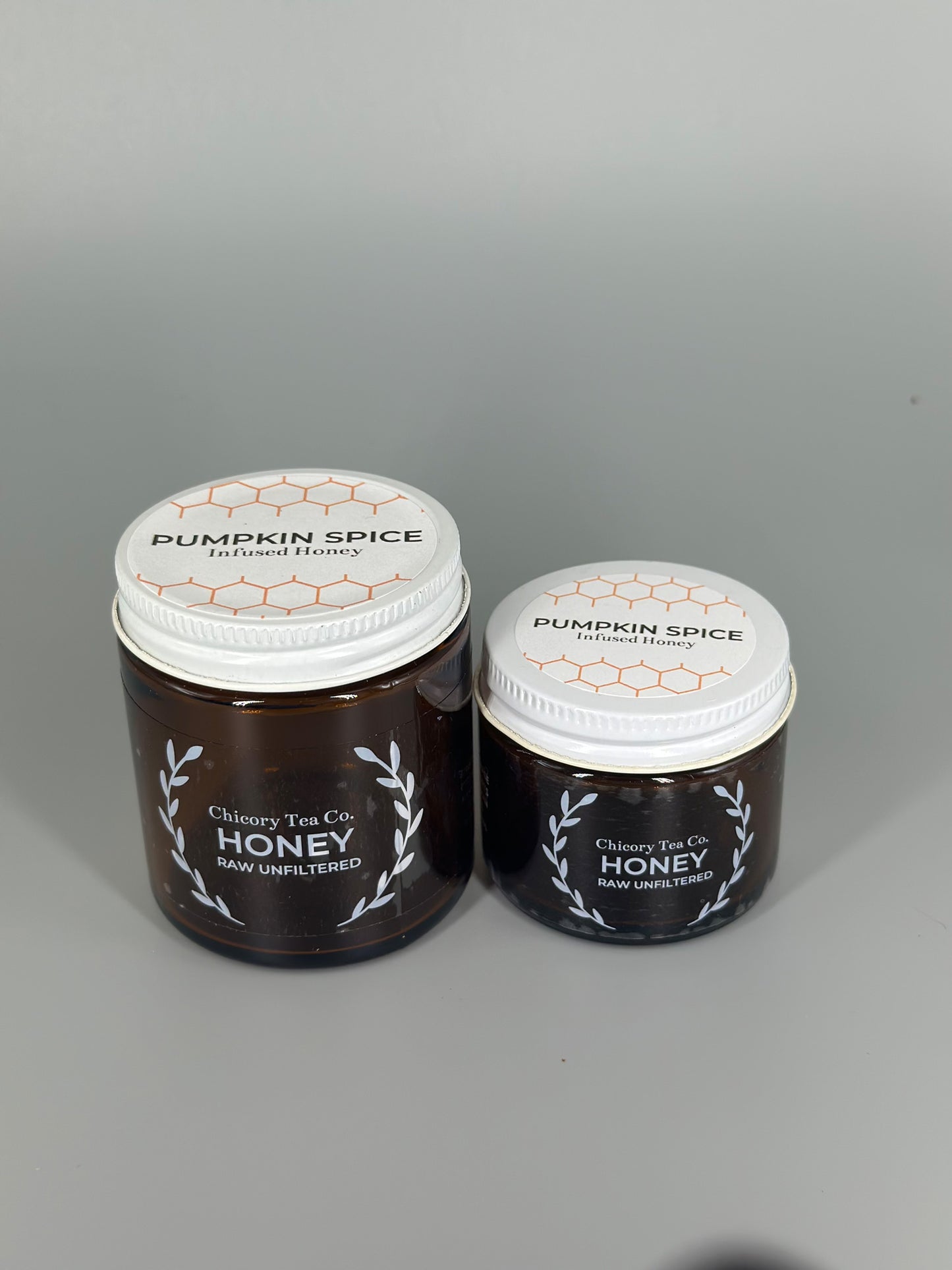 Chicory Tea Co.'s Pumpkin Spice Honey view both small and large from front