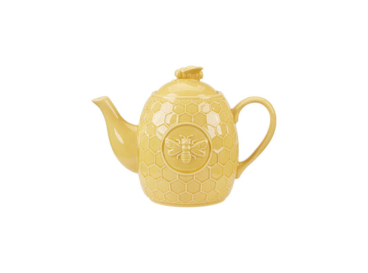 French Bees Embossed Honeycomb Teapot